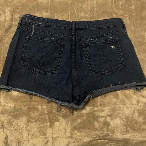 Rag & Bone Indigo shorts size 27 - Picture 2 of 5